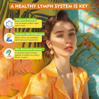Well&Whole Lymphatic Drainage Gummies, Lymphatic Drainage Supplements with Echinacea, Dandelion, Burdock, Lymph System Support, Lymph Detox Cleanse & Immune Support, Pineapple, Vagan, 60 Gummies