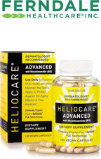 Heliocare Advanced Niacin B3 Supplement: Fernblock PLE Extract 240mg Per Serving - Supports Skin Cell Health W/Antioxidant Rich Vitamin B3 Niacin 500 mg - 120 Vegan Capsules