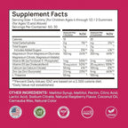 Magnesium Glycinate Gummies for Kids & Adults Melatonin Free Calm Magnesium Gummies with Citrate, Malate, B6, D3, Calcium & L-Theanine for Sleep Relaxation, Bone & Muscle Magnesium for Kids | 60 Count