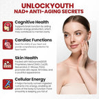 Liquid NAD, Extra Strength 1,200mg NAD+ Supplement with CoQ10, Resveratrol, D-Ribose & PQQ for Men & Women, Natural NAD+ Stick for Anti-Aging, Energy, Focus - 30 Packets