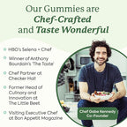 Plant People WonderCalm Mushroom Gummies - Natural Ashwagandha Supplement to Ease Stress & Boost Mood for Adults Without Sugar, Gluten or Artificial Colors, Vegan-Friendly, Peach Flavor, 60 Count