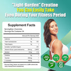 Creatine Monohydrate Gummies for Women,3000mg Creatine with Taurine and L-carnitine,Vegan Sugar-Free for Muscle Shaping and Growth,Creatine Gummies ForIdeal for Gym Women and Men,120 Count