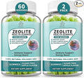 (2 Pack) Zeolite Gummies for Women - Zeolite Supplement with Milk Thistle, Chlorella, Vitamin B12 & D3 - Supports Heavy Metal, Immune Health, Natural Metabolism, Energy & Clear Skin