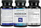 Trio Nutrition Magnesium Complex 90 Day Supply 420 mg | Natural Calm, Relax, Stress Relief, and Muscle Recovery |Magnesium Glycinate Supplement with Vitamin B6 for Rapid Absorption*