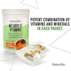 NaturalSlim Metabolic Vitamins, Multivitamin for Women & Men, Supports Energy, Metabolism & Nutrient Absorption with Digestive Enzymes, Womens Multivitamin with B-Complex & Niacin 1 Pack