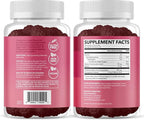 Probiotic Cranberry Gummies for Women - Urinary Tract Health and pH Balance - 1 Billion CFU of Lactobacillus for Bladder Support and Vaginal Wellness - Cran-Raspberry Flavor, 60 count, 1-Month Supply