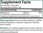 Bronson Magnesium Glycinate 200 MG per Serving Chelated for High Absorption, Gentle On Stomach, Non-GMO, 240 Vegetarian Capsules
