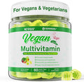 NEVISS Vegan Multivitamin for Women & Men w/Methyl B12, D3 K2, Plant Based Omega 3 (DHA+EPA), Iron, Choline, Zinc, Whole Food Daily Vitamins Gummies for Vegans & Vegetarians, Sugar Free, 60Cts