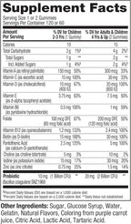 OLLY Kids Multivitamin & Probiotic Gummy,Digestive Support,Vitamins A,D,C,E,B,Zinc,Chewable Supplement,Berry Flavor,60 Day Supply -,120 Count (Pack of 2)