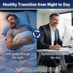 2 Pack Sugar Free Melatonin Gummies 10mg 20mg Magnesium Glycinate Melatonin for Adults, Ashwagandha, L-Theanine, B6, B12, Lemon Balm and Chamomile for Deep Relaxation, Antioxidant, Vegan,120 Day