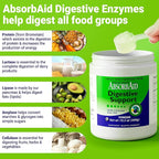 AbsorbAid Digestive Enzymes 300 Grams, Proven to Increase Vital Nutrient Absorption by up to 71%
