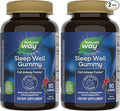 Nature's Way Sleep Well Melatonin and Magnesium Gummies,Sleep Support for Adults*,with Ashwagandha,Berry Flavored,90 Gummies,(Pack of 2)