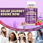 Menopause Supplements for Women with Black Cohosh, Menopause Relief Sugar Free Gummies for Hot Flashes, Natural Female Hormone Balance & Ashwagandha, Magnesium for Night Sweats, Mood Swings, 60 Count