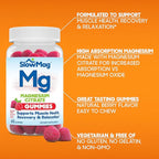 SlowMag Magnesium Citrate Gummies, 60 Count, Supports Muscle Health, Natural Berry Flavor, Recovery & Relaxation Pack of 2