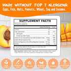 Center-Filled Magnesium Glycinate Gummies 400MG - High Absorption for Kids, Teens & Adults - Supplement for Sleep, Calm & Muscle Relaxation with B6 & D3 - Gluten Free & Vegan Friendly - 120 Count