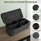 First Aid Bag Empty Pill Box Organizer,Tactical Medical Bag Case,Portable EDC Travel Medicine Pill Bottle Organizer (Black)