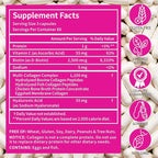 2 Pack Multi Collagen Peptides Capsules with Biotin, Vitamin C & Hyaluronic Acid – Contains extracts Such as Eggs and Fish！！！