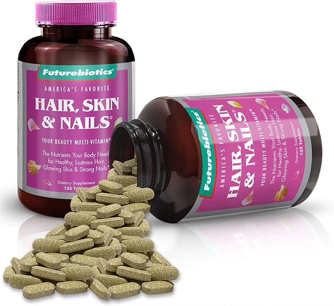 Futurebiotics Hair, Skin, & Nails Beauty Multivitamin, 135 Tablets
