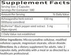 Futurebiotics Ashwagandha Extra Strength Stress & Mood Support with BioPerine - Non GMO Formula, 360 Vegetarian Capsules