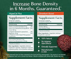 ALGAECAL Bone Builder Pack - Plant Based Calcium Supplement & Strontium - Organic Calcium 750mg with Vitamin D3 1600 IU, Vitamin K2, Magnesium, 16 Nutrients for Bone Health & Density (3-Month Supply)