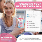 Lithium Orotate 5mg Gummies | Plant-Powered Bioavailable Chewable Lithium Supplement | Support for Daily Tension Balance & Healthy Aging | Non-GMO, Vegan, Gluten-Free | 60 Counts