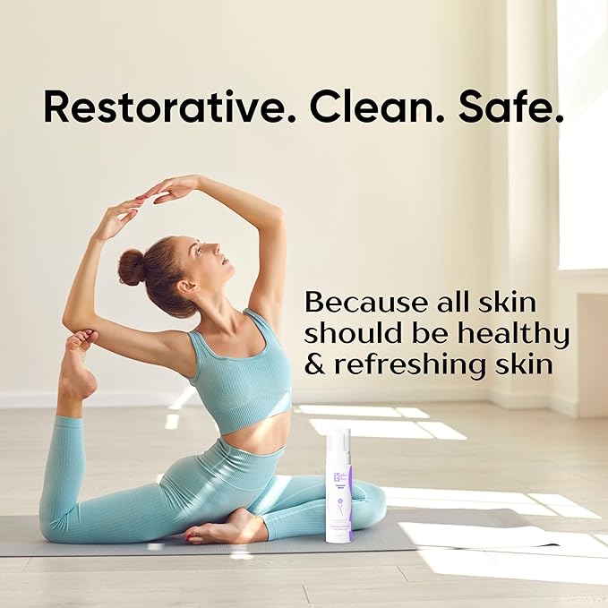 Violet Vibes Ultra-Gentle Feminine Wash | pH-Balancing, Nourishing, Odor-Control for Intimate Areas & Sensitive Skin | Daily Essential | Infused w/Plant-Based Extracts | Scented - Lavender Vanilla