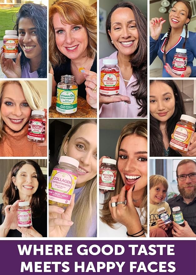 Lunakai USA Made 50 Plus Women's Multivitamin Gummies - Delicious Formula Enhanced with Essential Vitamins & Minerals for Health & Vitality - 6 Pack