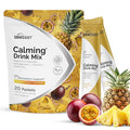 ZeniZest Calming Drink Mix Powder - Natural Cortisol Balance Calm Sleep Stress Support Supplement with Magnesium Glycinate Ashwagandha L-Theanine Vitamin D3 - Pineapple Passion Fruit Flavor 20 Packets