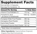 Zahler ImmunAbreve, Powerful Immune System Support, Contains Vitamin C Pantothenic Acid Echinacea and More, Certified Kosher (90 Capsules)