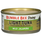 Bumble Bee Prime Protein on the Run Tuna Snack Kit - Gourmet Tuna Marinated in Olive Oil & Mild Jalapeno with Crackers and Serving Utensil - 20g of Protein Per Serving, Easy Open Can
