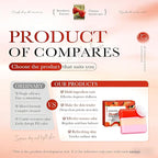 Feminine Cleansing Bar for Women, Yoni Bar, Ph-Balanced Formula, Remove Odor, Moisturize&Soften, Clean &Gentle Ingredients, Strawberry Scent, Velvety Texture for Daily Intimate Hygiene, Red