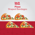 BioSwiss Bandages, Pizza Shaped Self Adhesive Bandage Set, Latex Free, Sterile Wound Care, 50 Count