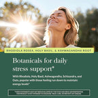 Gaia Herbs Stress Response Supplements - Supports Relaxation & Healthy Stress Response* - with Rhodiola, Holy Basil, Ashwagandha & More - 30 Vegan Liquid Phyto-Caps (15 Servings)