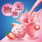 Pure Protein Strawberry Protein Shake,30g Complete-Protein,Ready to Drink and Keto-Friendly,Vitamins A,C,D,and E plus Zinc to Support Immune Health,11oz Bottles,(Pack of 24)