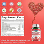 Red Yeast Rice 2000mg with CoQ10 100mg - Citrinin Free Heart Health Supplement with Citrus Bergamot & Hawthorn - Supports Healthy Cholesterol Levels - Vegan, Non-GMO Capsules 120 Counts