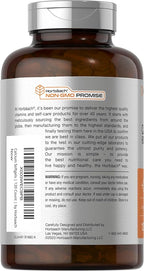 Horbäach Calcium Supplement with Vitamin D3 | 600 mg | 120 Softgels | Non-GMO & Gluten Free | for Men and Women