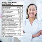 Health & Her Menopause Supplements for Women - Multi-Nutrient Support, Menopause Vitamins for Energy, Bones, Muscles, Skin & Hair, Vegan, Gluten-Free, Non GMO (60ct - 1 Month)
