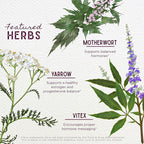WishGarden Herbs Cycle Harmony Hormone Support - Plant-Based Herbal Supplement w/Vitex & Wild Yam Supports Normal Menstrual Cycle & Hormone-Based Issues, PMS, Irregular Cycles, Ovulation Issues, 2oz