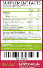 Bio Naturals Liquid Glucosamine Chondroitin MSM Pharmaceutical Grade Supplement with Hyaluronic Acid – Maximum Strength Joint Support - 32 fl oz