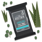 Face & Body Cleansing Wipes - Charcoal, Cooling, Refreshing, Energizing (120 Ct.)