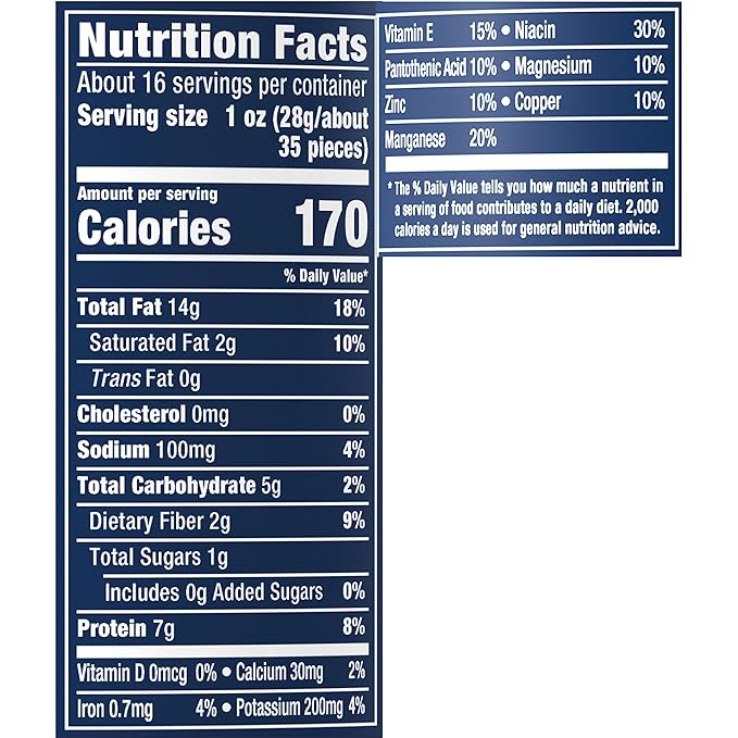 PLANTERS Salted Cocktail Peanuts, Plant-Based Protein, Bold & Savory Party Snacks, Peanut Snack, 16 Oz Jar (Pack of 6)