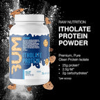RAW Whey Isolate Protein Powder, Milk & Cookie (CBUM Itholate) - 100% Grass-Fed Sports Nutrition Powder for Muscle Growth & Recovery - Low-Fat, Low Carb, Naturally Flavored - 25 Servings