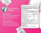 CogniTune Multi Collagen Peptides for Women with Biotin, Hyaluronic Acid, Vitamin C - 5 Types I II III V X Colageno Hidrolizado - 2000mg Hair Skin Nails Joints Support - 120 Capsules