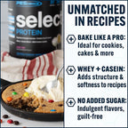PEScience Select Protein Powder, Whey and Casein Blend, Lean Protein Powder for Women and Men, Low Calorie, Low Carb, Keto Friendly, Gluten Free, Cake Pop - 5 Servings
