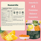 Peeshlita Women’s Vaginal Probiotics Gummies – pH Balance Support + Feminine Wellness & Comfort, Pineapple Flavor, Natural Probiotic Blend – 60 Gummies