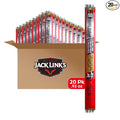Jack Link's Original Zero Sugar Beef Sticks - (20 Pack) 0.92 oz Meat Sticks - Ready to Eat Protein Snacks - 5g Protein per Serving - Made with 100% Real Beef