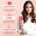 Happee Urinary Tract Health Supplement for Women & Men – Fast-Acting UTI Relief and Prevention, 500mg D-Mannose & Antioxidants, Supports Kidney and Bladder Health, Berry Flavor, 60 Chewables