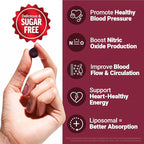 Force Factor Total Beets Gummies, Blood Pressure Support, Liposomal Beet Powder for Superior Absorption, Grape Seed for Nitric Oxide, Circulation & Heart Health, Sugar Free, Mixed Berry, 60 Gummies