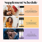 Winged Wellness Glow Up AM, Collagen Powder for Women - Morning Beauty Supplement for Glowing Skin with Grass-Fed Hydrolyzed Collagen Peptides, Lion's Mane & Shatavari - 21 Servings, Unflavored