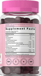 Horbäach Iron Gummies for Women | 70 Count | Grape Flavor | Supplement with B Vitamins Folate and Zinc | Vegan, Non-GMO & Gluten Free